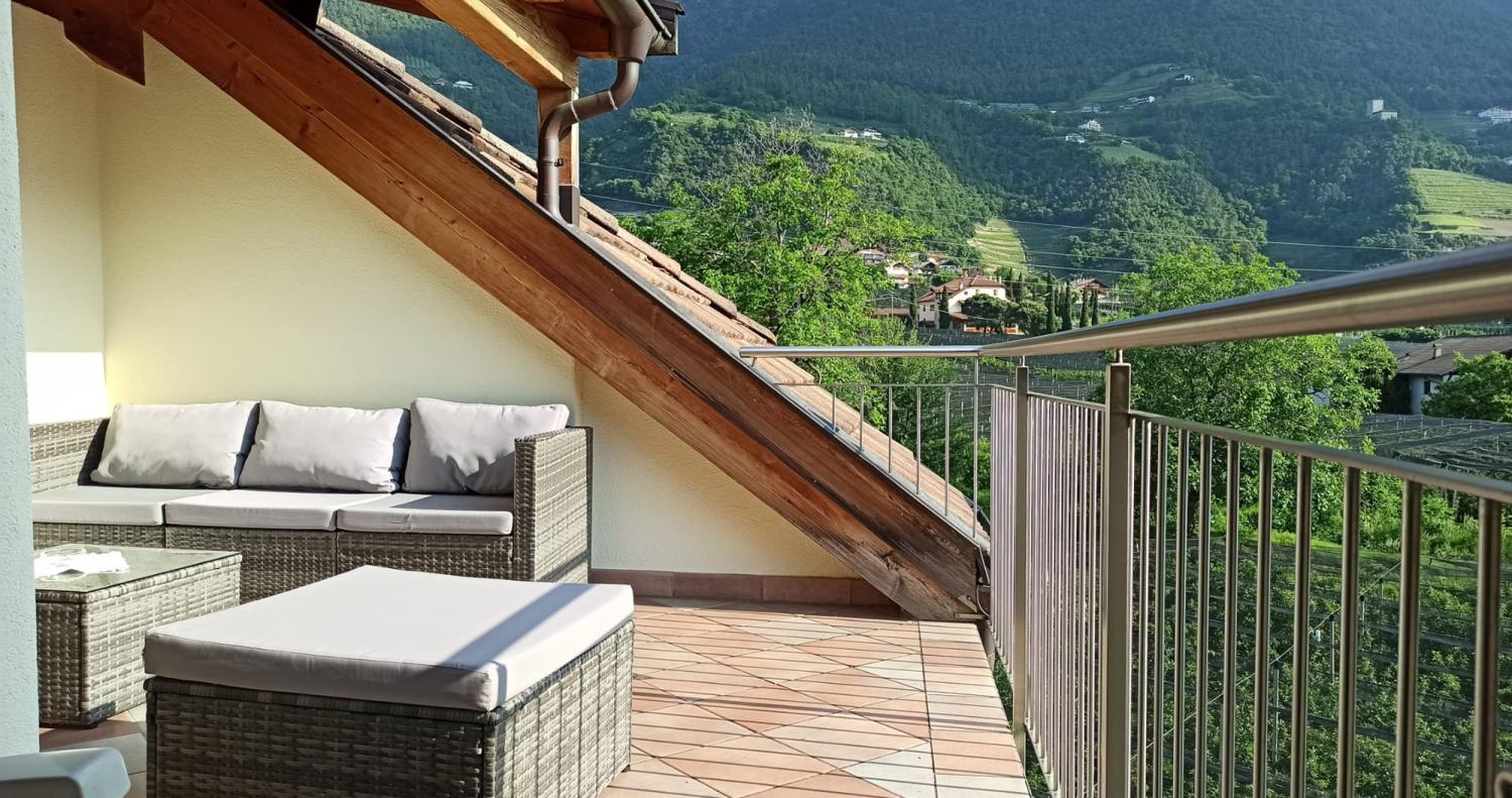 Luxussuite Flieder - Terrasse